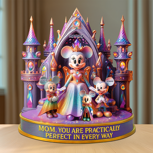 Personalized Gifts For Mom Acrylic Plaque, Practically Perfect In Every Way 03TGPU100425-Homacus