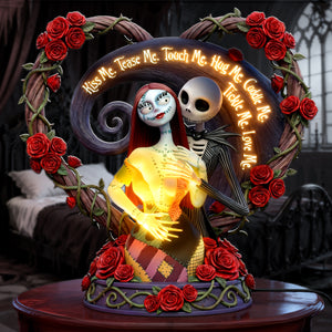 Playful Skeleton Couple Light Box - Personalized Gift For Couples 01HULU311225-Homacus