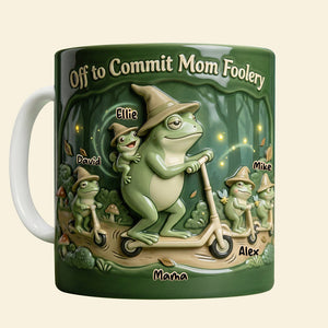 Silly Frog Mom Coffee Mug - Personalized Gifts For Moms 01QHDT030326-Homacus
