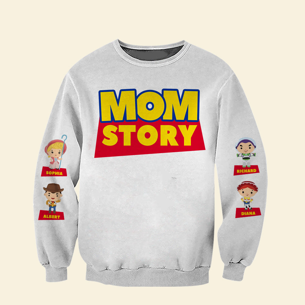 Mama Story Personalized Christmas Gifts For Mom Shirt 021KAQN150425-Homacus