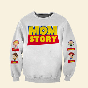 Mama Story Personalized Christmas Gifts For Mom Shirt 021KAQN150425-Homacus