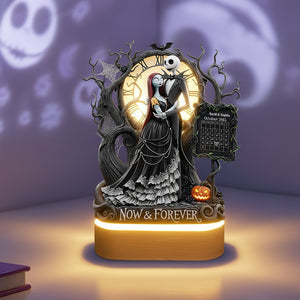 Now & Forever Halloween Led Light - Personalized Gifts For Couple 01QHDT290825-Homacus