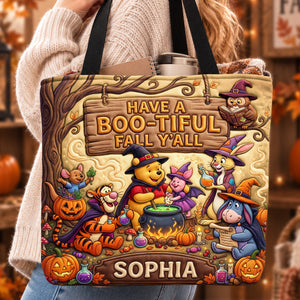 Magical Woodland Friends Tote Bag - Personalized Gifts 01padh290726