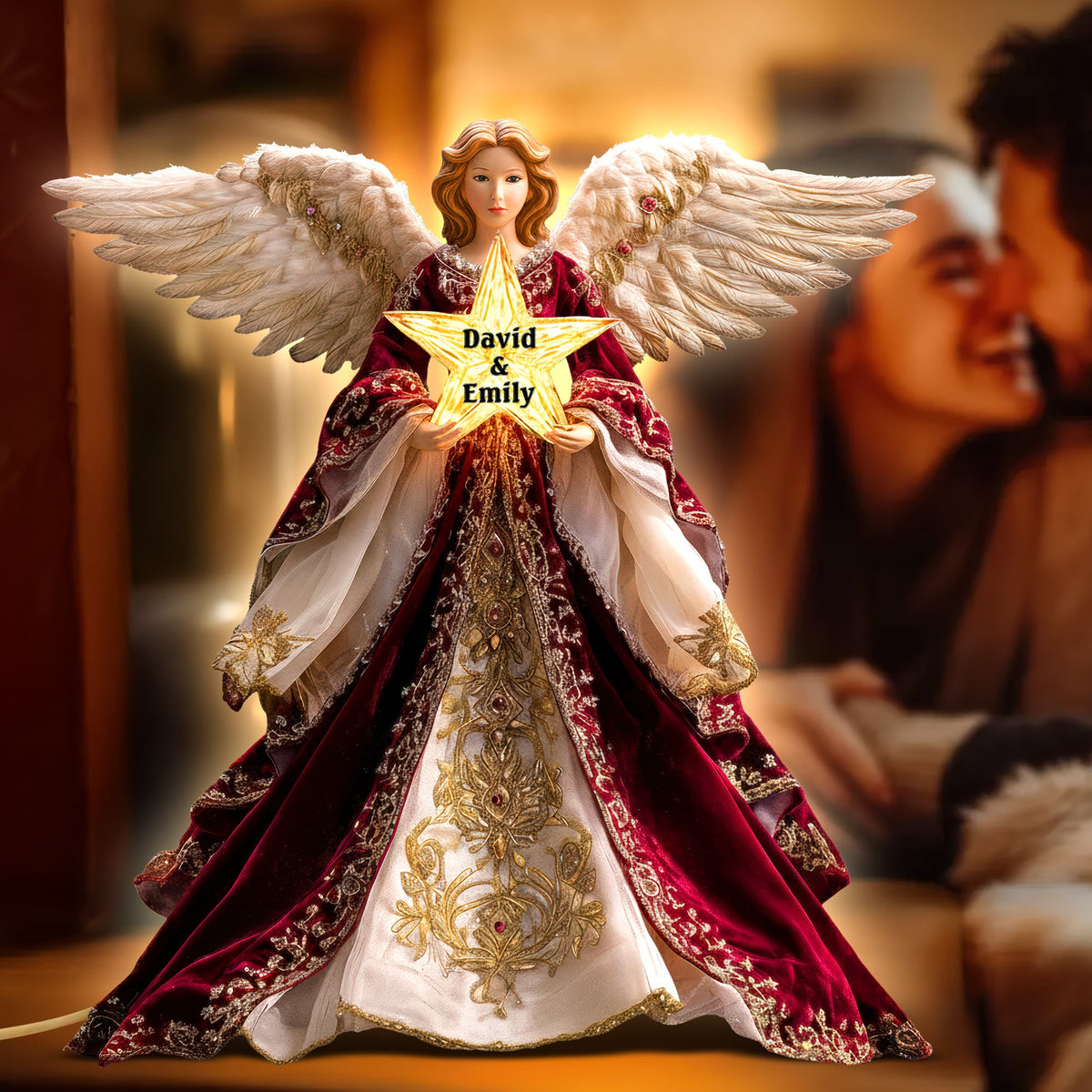 Guardian Angel Family Acrylic Light Box – Personalized Gifts For Family 02tgqn050126-Homacus