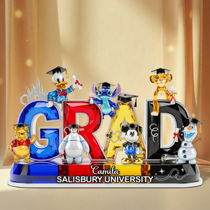Cartoon Graduation Plaque - Personalized Gifts For Graduates 02ohpu260525-Homacus