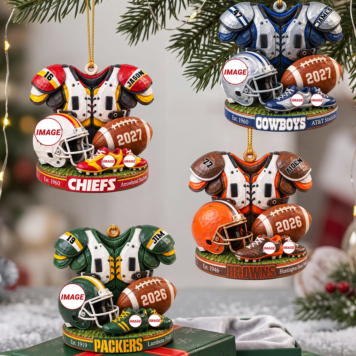 Athletic Style Acrylic Ornament - Personalized Christmas Gifts For Sport Lovers 03huta170926