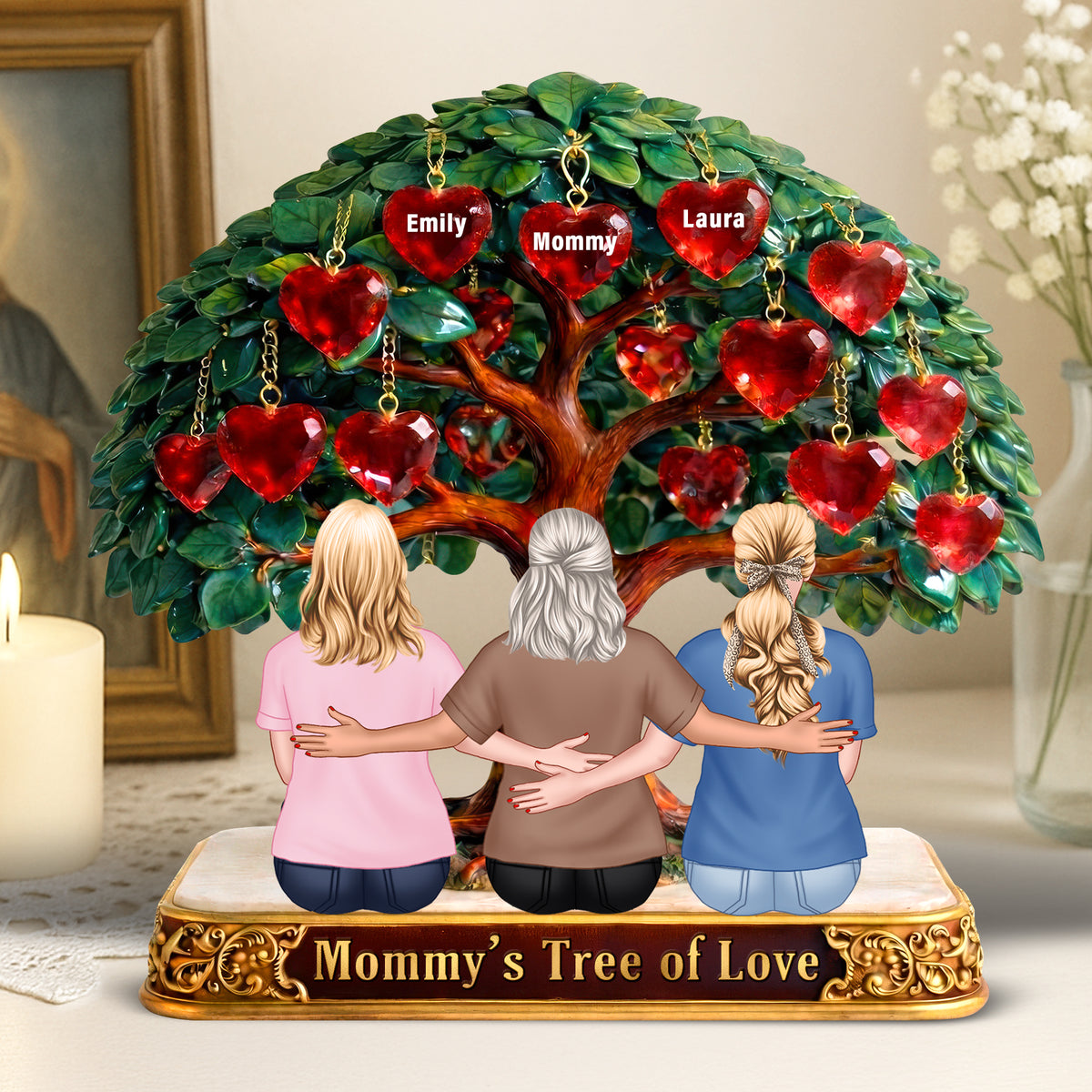 Grandma's Tree Acrylic Plaque - Personalized Gifts For Grandmas 05tyqn130326-Homacus