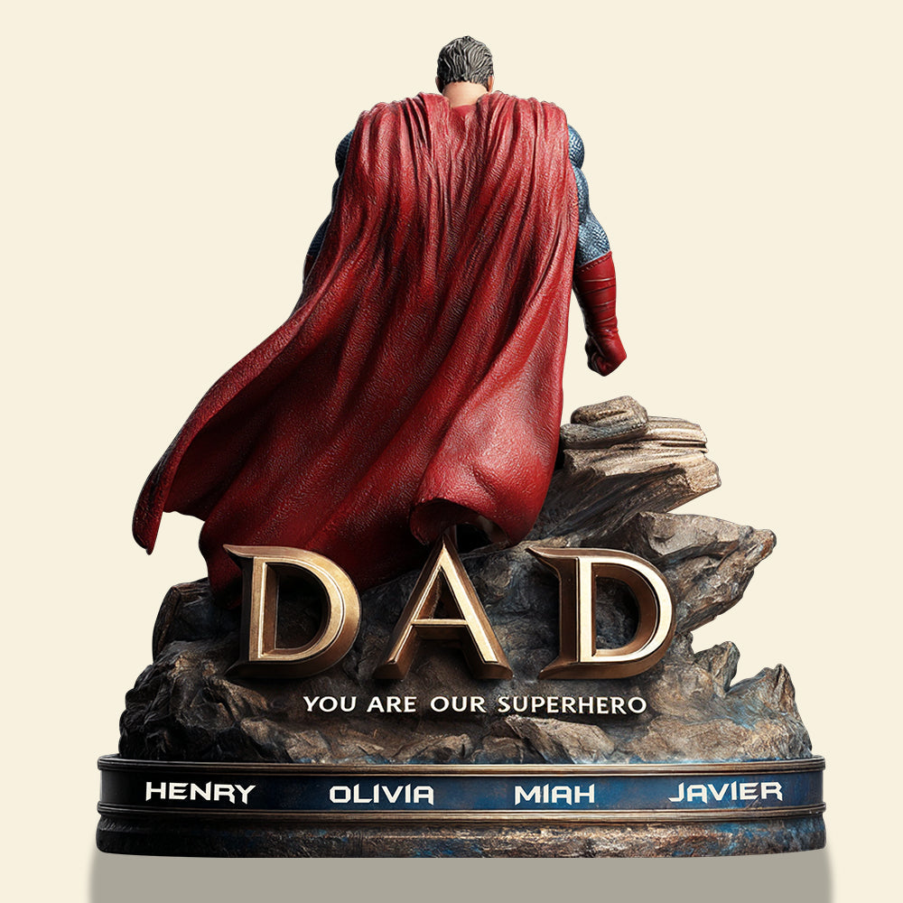 Super Dad Plaque - Personalized Gifts For Dad 01tgdt160525-Homacus
