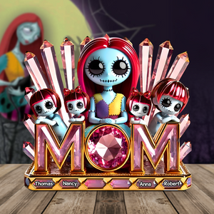 Nightmare Mom Plaque - Personalized Gifts For Mom 03tgpu040425-Homacus