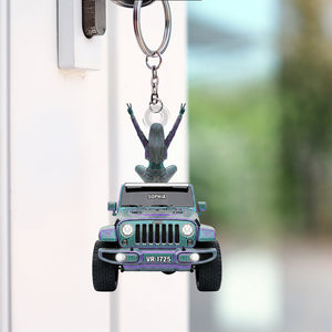 Ride & Shine Keychain - Personalized Gifts For Off Road Lovers 03OHTN170625-Homacus