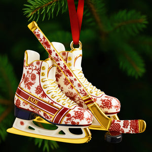Classic Ice Hockey Ornament Personalized Christmas Gifts 01PGDT291025-Homacus