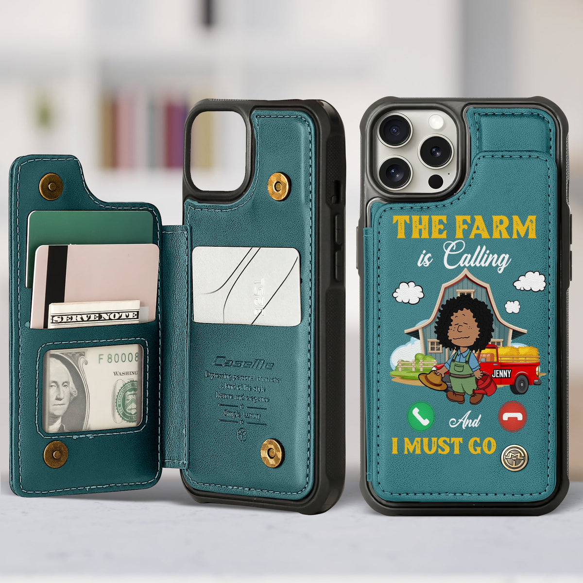 Personalized Gifts For Farmers Leather Flip Wallet Phone Case 04ohtn210225hg-Homacus