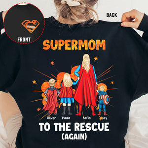 Personalized Gifts For Mom Shirt, Mom To The Rescue 03QHMH190325PA-Homacus