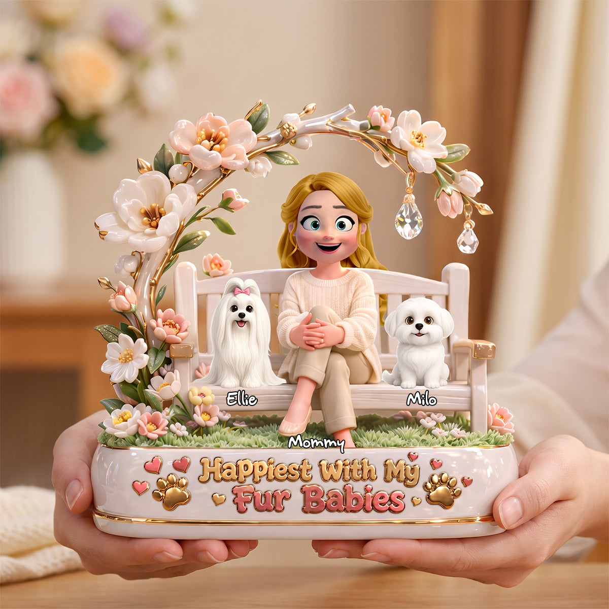 Furbaby Lover Acrylic Plaque - Personalized Gifts For Furbaby lovers 03todh250626-Homacus