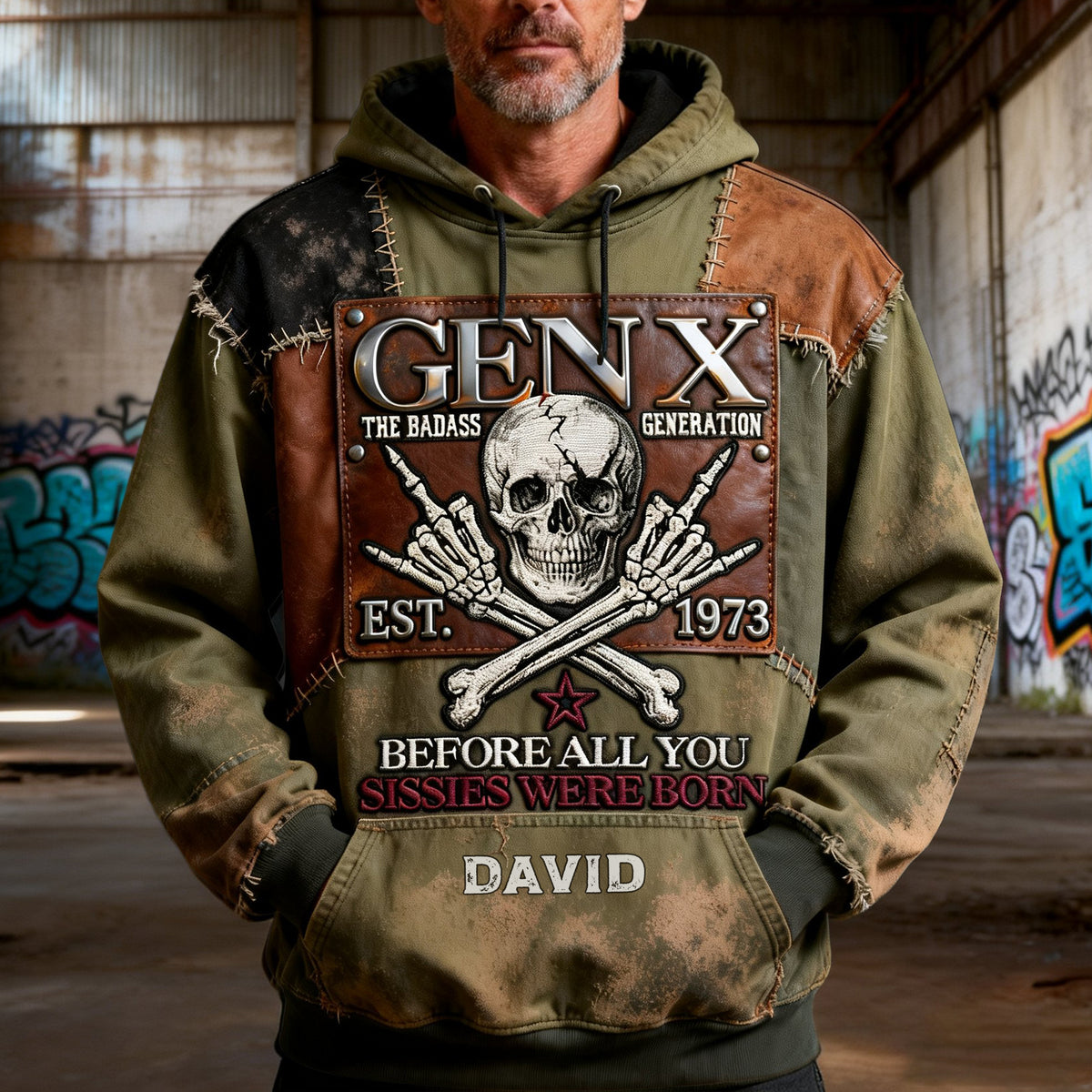 Badass Gen X 3D Hoodie - Personalized Gifts For Gen X 02nalu130226-Homacus