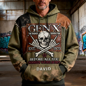 Badass Gen X 3D Hoodie - Personalized Gifts For Gen X 02nalu130226-Homacus