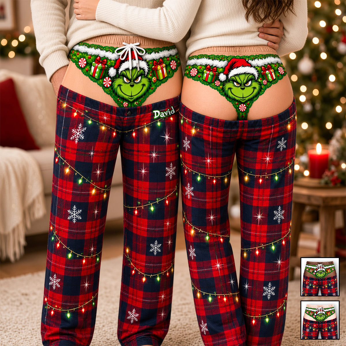 Mischievous Christmas Pajama Pants - Personalized Gifts For Christmas 02nadh280926