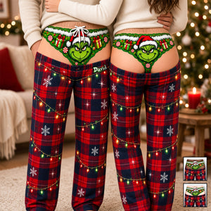 Mischievous Christmas Pajama Pants - Personalized Gifts For Christmas 02nadh280926