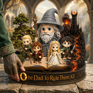 Dad's Legendary Quest Plaque - Personalized Gifts For Dads 03NATA210526-Homacus