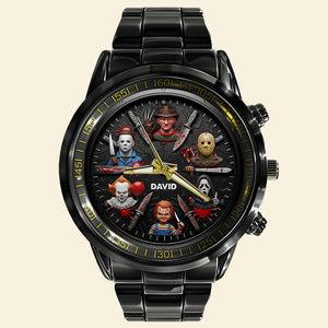Horror Men's Watch, Personalized Gifts For Horror Movie Fans 02qhqn150725-Homacus