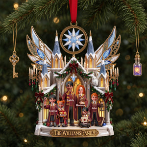 Fantasy World Family Acrylic Ornament - Personalized Christmas Gifts For Family 06halu030926