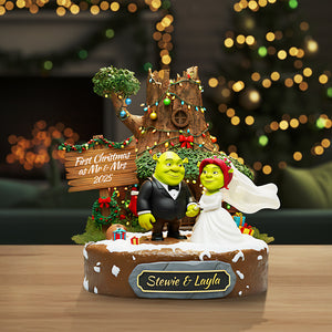 Personalized Christmas Gifts For Newlyweds Plaque 01kita130925-Homacus