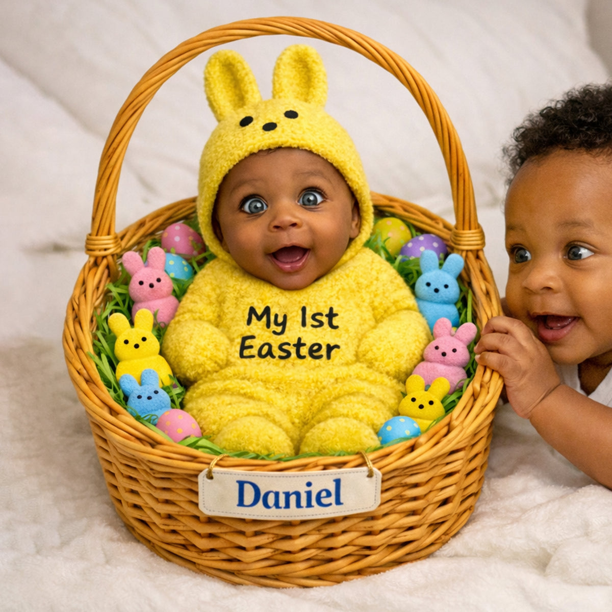 Newborn First Easter Acrylic Plaque - Custom Photo Gifts 01HULU110326-vid-Homacus