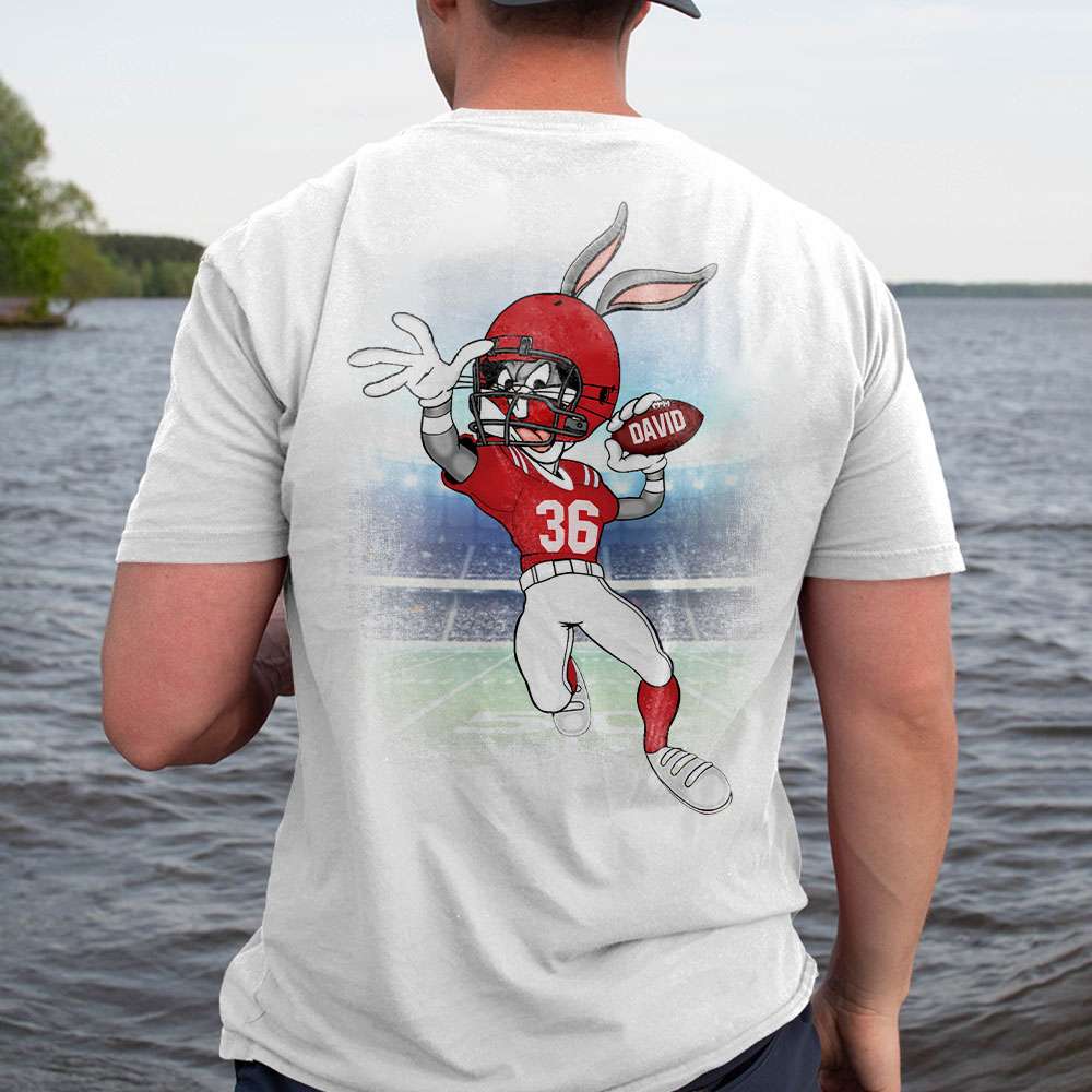 Custom Team Logo Gifts For Football Fan Shirt 01qhqn170123 American Football Bunny-Homacus