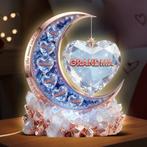 Moon Of Love Mom Acrylic Light Box - Personalized Gifts For Mom 03qhqn160326-Homacus
