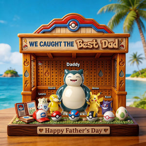 Magic Dad Acrylic Plaque - Personalized Gifts For Dads 03QHQN280426-Homacus