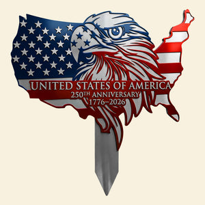 Eagle Of Proud Land Metal Sign - Personalized Gifts For Patriots 01qhdt260226-Homacus