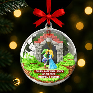 Fantasy Adventure Christmas Ornament - Personalized Gifts For Couple 01toqn220825-Homacus
