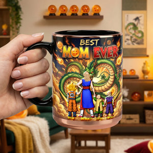 Warrior Mom And Kids Magic Ceramic Coffee Mug - Personalized Gifts For Mother's Day Magic Mug 01OHDH100426HH-Homacus