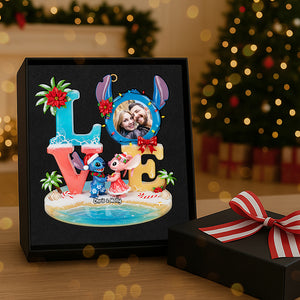 Custom Photo Couple Acrylic Ornament, Personalized Gifts For Christmas 03kita101025-Homacus