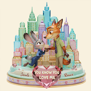 Romantic Couple Acrylic Light Box - Personalized Gifts For Couple 07kidt041225-Homacus