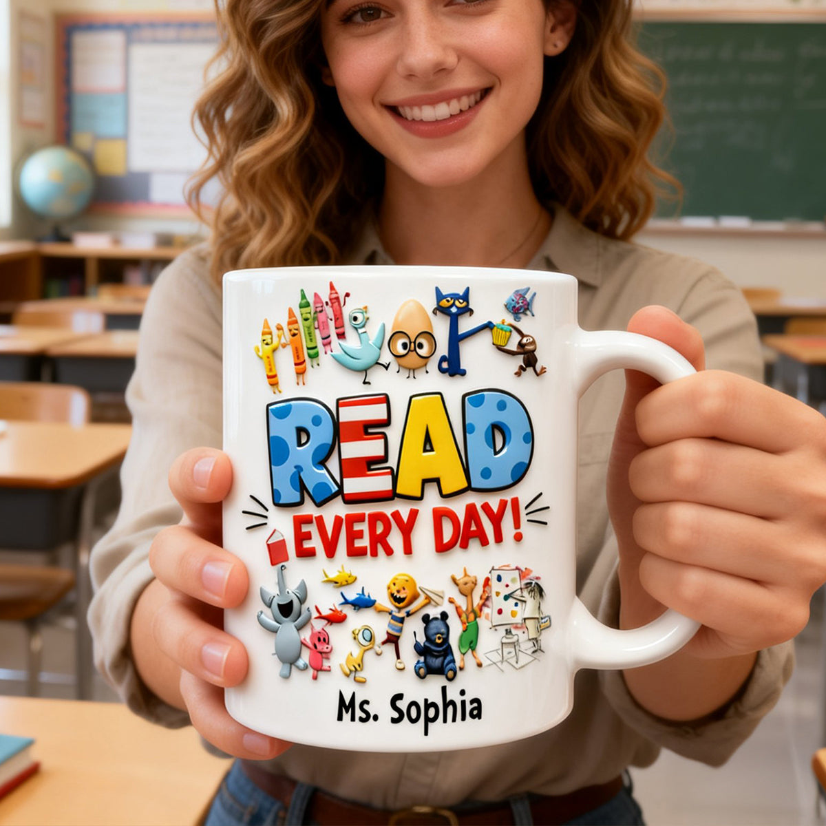 Reading Motivation Coffee Mug – Personalized Gifts For Teachers 05hutn090226-Homacus