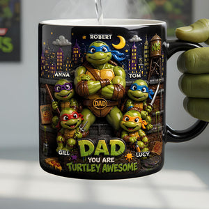 Funny Fighter Dad And Kids Magic Mug - Personalized Gifts For Dads 05todt300426-Homacus