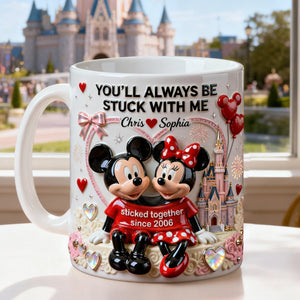 Cute Couple In Shirt Coffee Mug, Personalized Gifts For Couple 02qhlu210126-Homacus