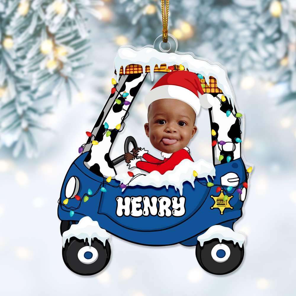 Custom Photo Gift For Kid Christmas Ornament 02KALU211124-Homacus