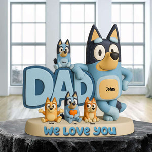 Cartoon Dad Acrylic Plaque - Personalized Gifts For Dad 02NATN180425-Homacus