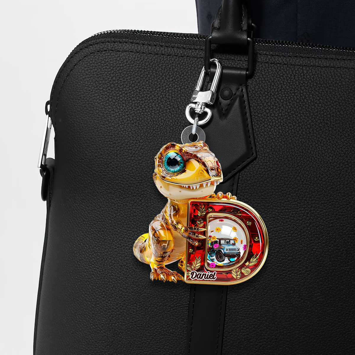 Dino Alphabet Letter Keychain- Personalized Gifts For Fans 01tgpu120625-Homacus