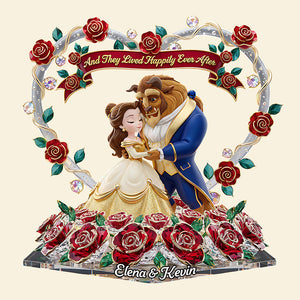 Dancing Couple Custom Shape Acrylic Light Box - Personalized Gifts For Couple 02pata261125-Homacus