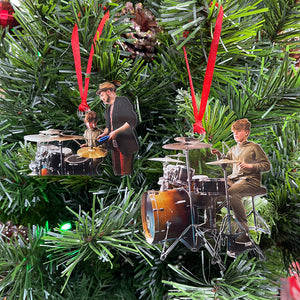 Custom Photo Gifts for Drummers Ornament 24acvp140924-Homacus
