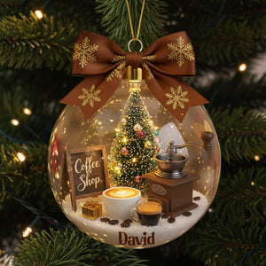 Vintage Coffee Ornament - Personalized Gifts For Coffee Lovers 01palu041125-Homacus