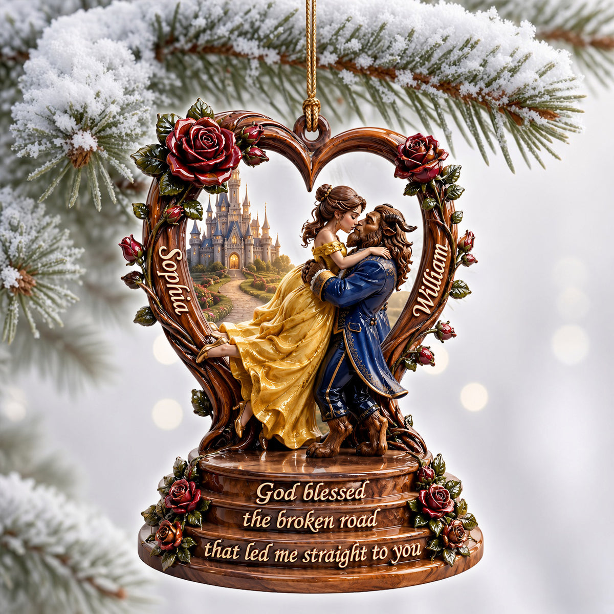 The Fantasy Fate Couple Acrylic Ornament, Personalized Gifts For Couple 07QHLU310826-Homacus