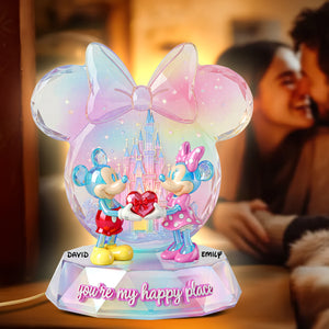 Romantic Couple Acrylic Light Box - Personalized Gifts For Couple 04pgqn161225-Homacus