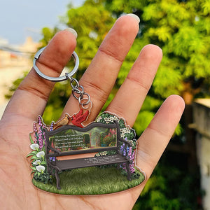 Gifts For Memorial Keychain Forever In Your Heart 05ohqn140125-Homacus