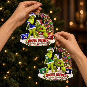 Sport Lover Christmas Couple Ornament - Personalized Gifts For Couple Ornament 03HUDT051026-Homacus