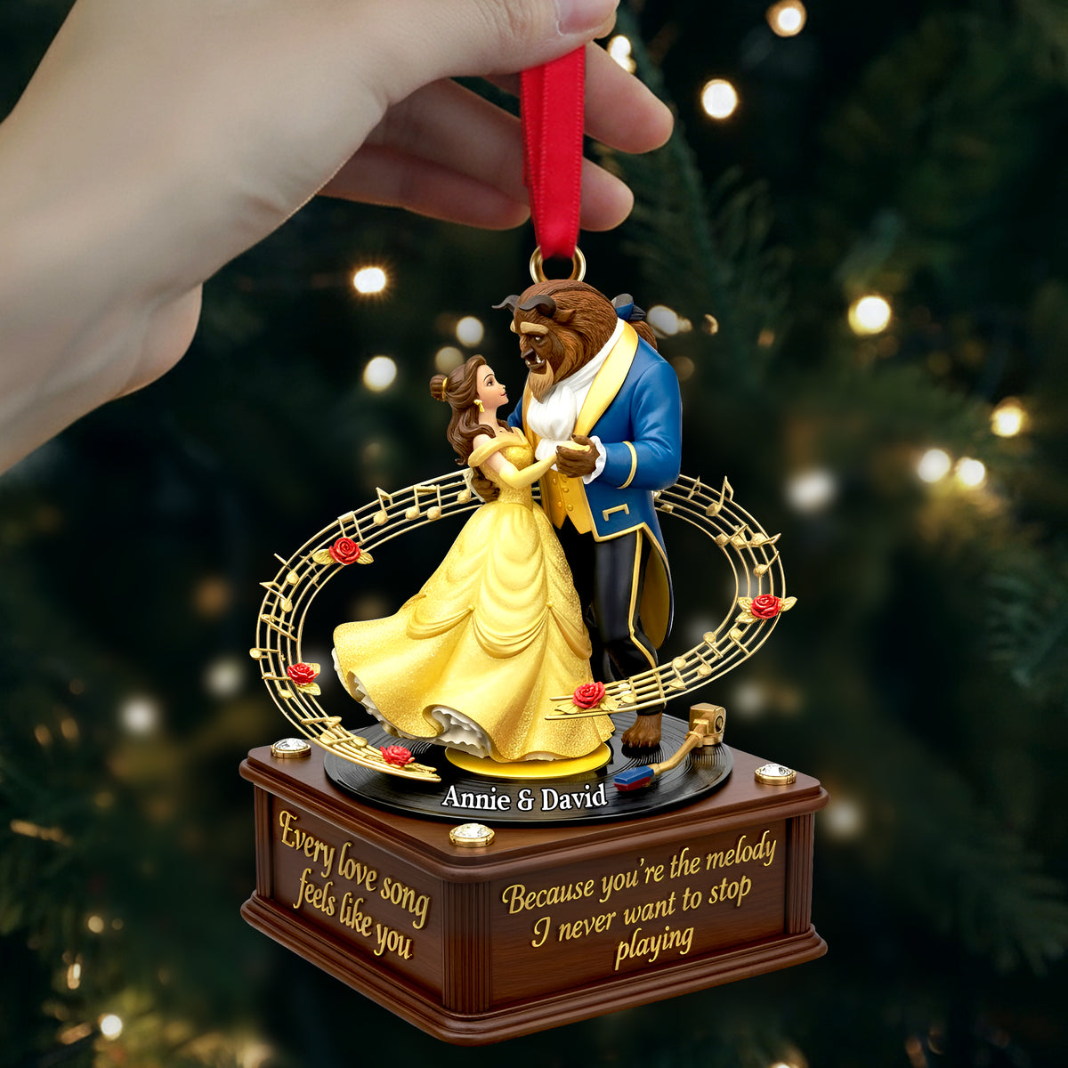 Love Song Christmas Ornament Personalized Gifts 09TOLU211125-Homacus