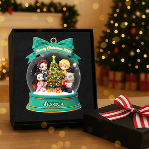 Personalized Gifts For Christmas, Darkness Hunter Custom Shape Acrylic Ornament 02pgta041025-Homacus